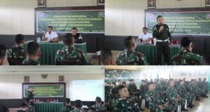 Perangi Narkoba Di Kalangan TNI, Kodim 1202/Singkawang Gelar Sosialisasi P4GN