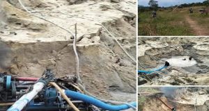 Maraknya Aktivitas Pertambangan Emas Tanpa Izin (PETI) di Lokasi Lahan Milik Inisial “IS” Diduga Terkesan Kebal Hukum