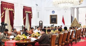 Panglima TNI Hadiri Rapat Terbatas Pimpinan Presiden RI