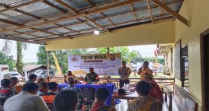 Kapolsek Manis Mata Adakan Acara Tatap Muka Bersama Forkompincam dan Tokoh Masyarakat, Agama, Adat, Serta Para Kades