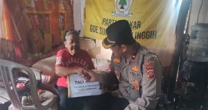 Wujudkan Kepedulian Terhadap Lansia Kurang Mampu, Kapolsek Gilimanuk Berikan Bantuan Tali Kasih di Lingkungan Penginuman Gilimanuk