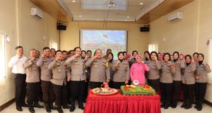 Srikandi Polres Beltim Gelar Acara Syukuran HUT Polwan Ke-76