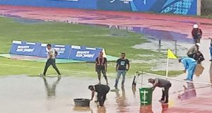 Lapangan Blang Paseh Bagaikan Kolam Bebek Di Musim Hujan