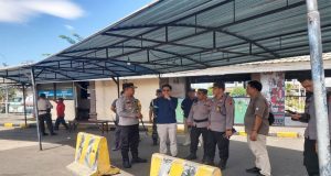 Kapolsek Kawasan Pelabuhan Gilimanuk Mendampingi Kapolres Jembrana Pantau Kamtibmas dalam Operasi Mantap Praja Agung dan Operasi Puri Agung II-2024