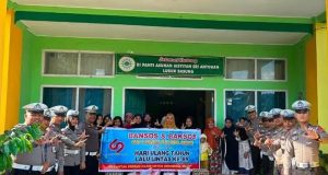 Sat Lantas Polres Agam Berbagi Kebahagiaan di Hari Ulang Tahun Lalu Lintas