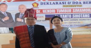 Henri Tumbur Simamora Cabub dan Yanto Sihotang Wabub Periode 2025 – 2030 di Kab. Humbang Hasundutan Sumut