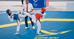 Atlet Taekwondo Polri Koleksi Emas, Perak dan Perunggu di PON XXI Aceh Sumut