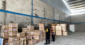 Kaopsda Operasi Mantap Praja Meninjau Pergudangan Sakura Biz Sebagai Tempat Logistik Pilkada 2024