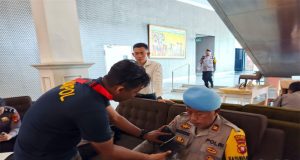 Persiapan Pengamanan Kampanye, Personel OMP Polres Singkawang Menerima Pelayanan Kesehatan