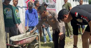 Aksi Sosial Satgas Madago Raya Bangun Rumah untuk Warga Sigi yang Lumpuh