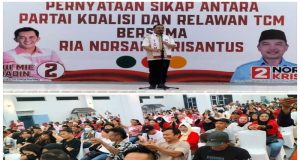 Didepan Ratusan Simpatisan Relawan Norsan-Krisantus, Norsan Menekankan Agar Jangan Salah Memilih Pemimpin Untuk 5 Tahun ke Depan