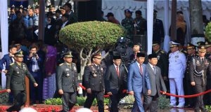 Presiden Jokowi Pimpin Upacara Hari Kesaktian Pancasila di Lubang Buaya, Kapolri Turut Mendampingi