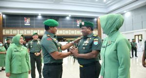 Pangdam XII/Tpr Terima Laporan Korps, 53 Perwira Resmi Sandang Pangkat Baru
