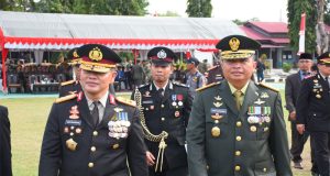 Kapolda Sulteng Hadiri Upacara HUT TNI Ke-79, Simbol Sinergitas TNI-Polri