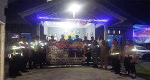 Wujud Jalinan Sinergitas, Kapolsek Kawasan Pelabuhan Gilimanuk Bersama Personil Beri Ucapan Selamat HUT TNI Ke-79