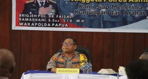 Jelang Pilkada Serentak 2024, Wakapolda Papua Berikan Arahan ke Personel Polres Asmat