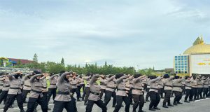 Polwan Polda Kalbar Siap Mengamankan Pilkada Serentak Tahun 2024