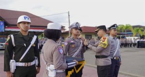 Kapolres Pidie Pimpin Apel Gelar Pasukan Operasi Zebra Seulawah 2024