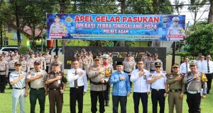 Polres Agam Gelar Apel Pasukan Operasi Zebra Singgalang 2024