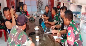 Tinjau Lokasi Banjir, Dandim Sanggau Himbau Warga Tetap Waspada