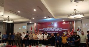 Karoops Polda Kalbar Hadiri Rapat Koordinasi Persiapan Debat Publik Cagub dan Cawagub Kalbar