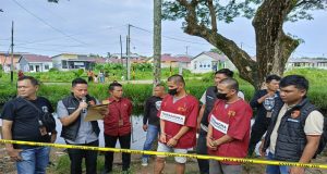 Polresta Pontianak Gelar Rekonstruksi Kasus Penganiayaan yang Berujung Hilangnya Nyawa Anak Dibawah Umur