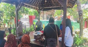 Kapolsek Gilimanuk Bertandang Ke Kelompok Pelestarian Lingkungan Bali Asri Lestari Gilimanuk