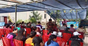 Kapolsek Menyuke Dampingi PJ Bupati Landak di Kegiatan Acara Peletakan Batu Pertama PAUD Kebun Anggur Nusantara Darit