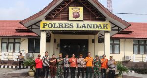 Antisipasi Bencana, Kapolres Landak Pastikan Kesiapan Personel dan Peralatan