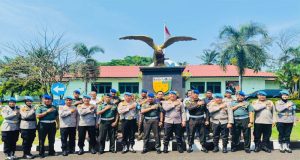 Mantapkan Sinergitas TNI – Polri, Kabid Propam Polda Sumsel Coffee Morning Bersama Dandenpom II / 4 Palembang