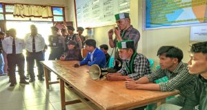 Imbas Penutupan SDN 002 Aralle, HmI dan PMII Seruduk Kantor Dinas Pendidikan Kabupaten Mamasa