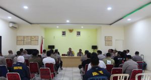 Polsek Tarumajaya Lakukan Pembinaan, Pengarahan dan Pengecekan, Untuk Wujudkan Program Alstacita No 7 Presiden Terpilih