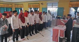 Sebanyak 46 PTPS Kecamatan Biau Resmi di Lantik