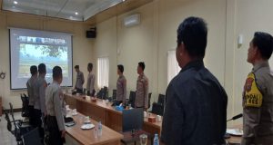 Polres Beltim Ikuti Launching Program Ketahanan Pangan Oleh Polda Kep. Bangka Belitung