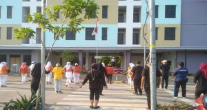 Karyawan UPRS 3 Rorotan Cilincing Jakarta Utara Gelar Senam Kesegaran Jasmani (SKJ) Untuk Tingkatkan Kesehatan