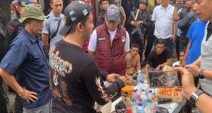 Mencekam! Ratusan Aparat TNI POLRI “Kepung“ Kampung Narkoboy Pasar Gaung Padang
