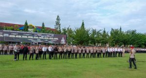 Irwasda Polda Kalbar Pimpin Apel Kesiapan Operasi Mantap Praja Kapuas