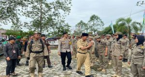 Wakapolres Beltim Hadiri Apel Kesiapsiagaan Pilkada Tahun 2024