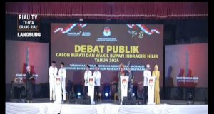 Calon Bupati Inhil Ungkap Visi Misi dalam Debat Publik: Mewujudkan Kemajuan Ekonomi dan Kesejahteraan Rakyat