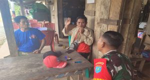 Babinsa Kodim 1209-07/Jgb Jalin Kerjasama Komsos Dengan Mitra Karib di Wilayah Binaan