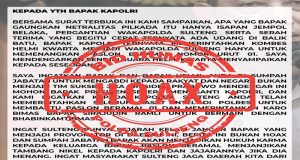 Tersebar Konten di Medsos, Polda Sulteng Tidak Netral dan Berpihak Salah Satu Paslon adalah Fitnah dan Hoax