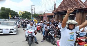 Lautan Massa Pendukung Paslon No, 2 Siget – Suroto di Sragen