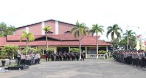 Hari Terakhir Masa Kampanye, Kapolres Ketapang Dan Jajaran Amankan Kampanye Rapat Umum Paslon 01 dan juga Paslon 03