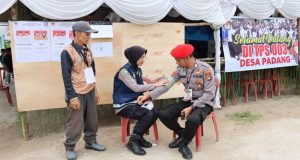 Polres Beltim Terjunkan Si Dokkes Untuk Memastikan Kesehatan Personel Pengamanan Pilkada 2024