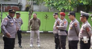 Satgas Operasi Mantap Praja Kapuas Polda Kalbar Laksanakan Pengamanan Rapat Pleno di Tingkat PPK Pontianak Utara