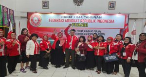 Dr. Teguh Samudera Secara Aklamasi Terpilih Kembali Lanjutkan Kepemimpinan Federasi Advocat Republik Indonesia