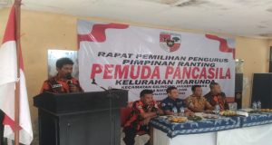 Rapat Pemilihan Pengurus Pimpinan Ranting Pemuda Pancasila Kelurahan Marunda Cilincing Jakarta Utara Berlangsung Khidmat Dan Meriah