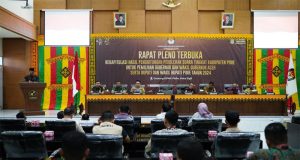 Kapolres Pidie Hadiri Rapat Pleno Terbuka Rekapitulasi Hasil Penghitungan Suara Pilkada Tingkat Kabupaten