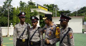 Senang dan Bahagianya Siswa Polisi SPN Polda Jabar Pengiriman Papua Mendapat Latja Di Polres Sukabumi