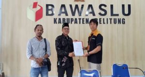 Teguh Trinanda Cabut Laporan Berita HOAX Litbang Kompas di Bawaslu Belitung, Berikut Penjelasannya